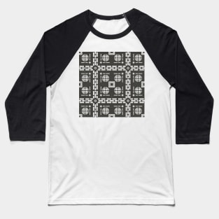 Mediterranean Tile Pattern Baseball T-Shirt